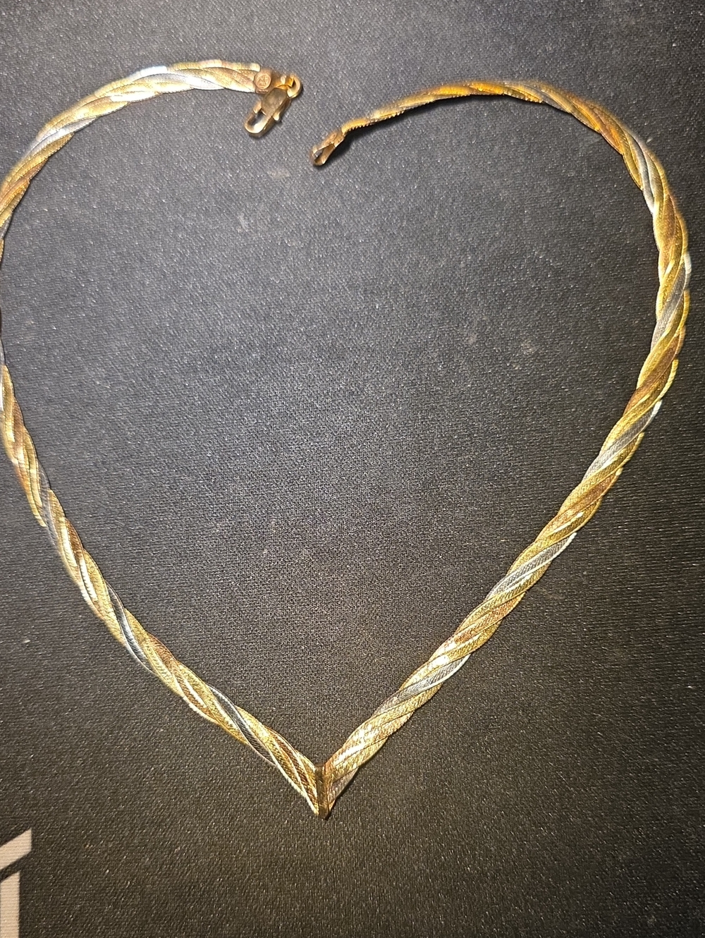 Gold-Tone Twisted Chain Necklace - Women Jewelry